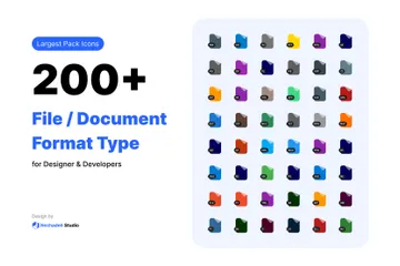 Format de fichier Vol. 2 Pack d'Icônes