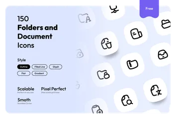 Free Folders And Documents Icon Pack