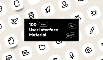 Free Interface do usuário Vol.1 Pacote de Ícones