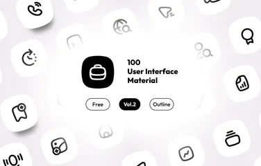 Free Interface do usuário Vol.2 Pacote de Ícones