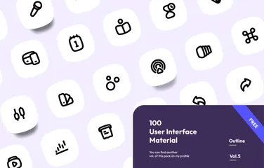 Free Interface do usuário Vol. 5 Pacote de Ícones