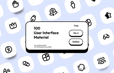 Free Interface do usuário Vol. 6 Pacote de Ícones