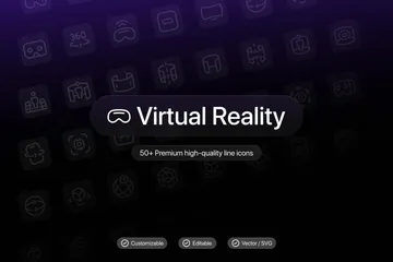 Free Realidade virtual Pacote de Ícones