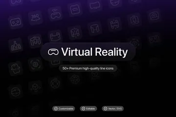 Free Réalité virtuelle Pack d'Icônes