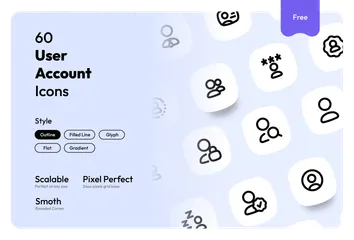 Free User Account Icon Pack