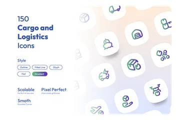 Fret et logistique Pack d'Icônes