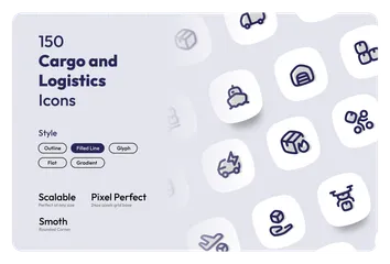 Fret et logistique Pack d'Icônes