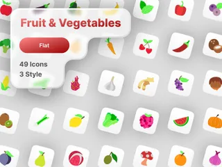 果物と野菜 アイコンパック