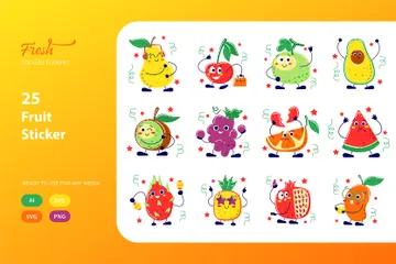 Fruit Sticker Icon Pack