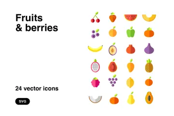 Fruits & Berries Icon Pack