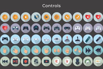 Gaming Controls Icon Pack