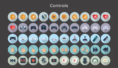 Gaming Controls Icon Pack