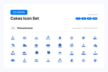 Gâteaux Icon Pack