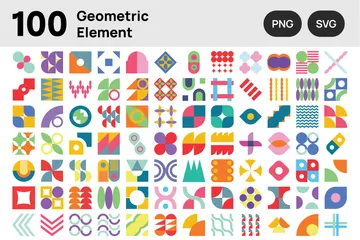 Geometric Graphic Shapes Icon Pack