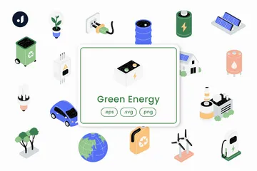Green Energy Icon Pack