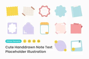Han Drawn Note Icon Pack