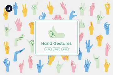 Hand Gestures Icon Pack