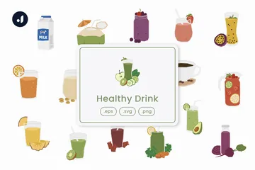 Healthy Drink Icon Pack