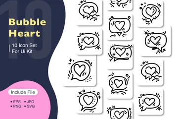 Heart Bubble Icon Pack