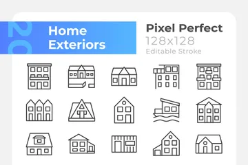 Home Exteriors Icon Pack