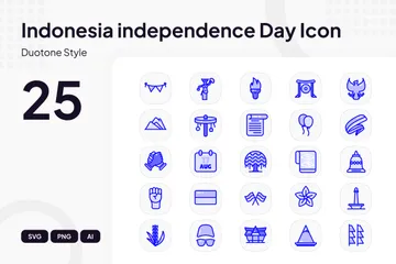Indonesia Independence Day Icon Pack