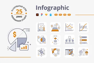 Infografía Paquete de Iconos