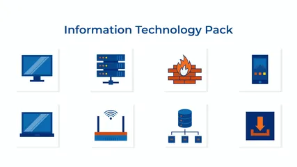 Informationstechnologie Symbolpack