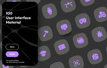 Interface do usuário Vol. 4 Pacote de Ícones