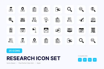 Investigación Paquete de Iconos