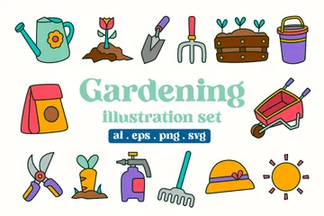 Jardinage Icon Pack