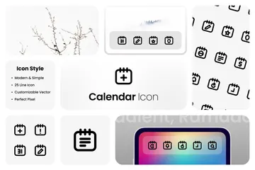 Kalender & Datum Symbolpack