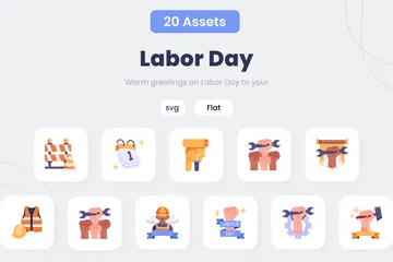 Labor Day Icon Pack