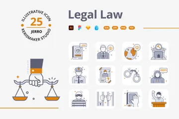 Legal Law Icon Pack