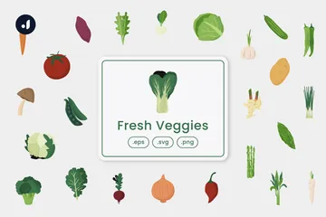 Légumes frais Icon Pack