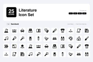 Literature Icon Pack