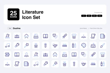 Literature Icon Pack