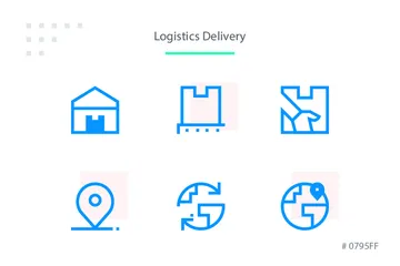 Logistics Delivery Icon Pack