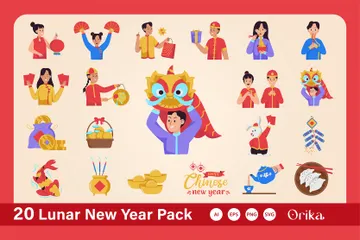 Lunar New Year Icon Pack