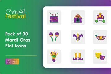 Mardi Gras Icon Pack