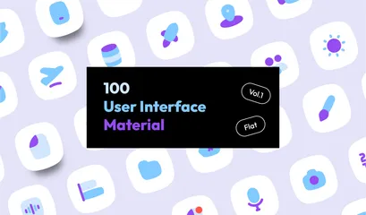 Material de interface do usuário Vol.1 Pacote de Ícones