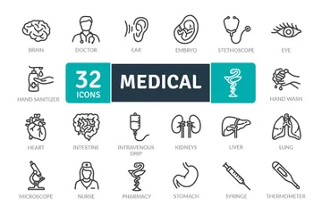 Medical And Healthcare Icon Pack