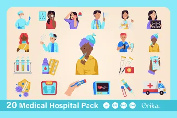 Medical Hospital Icon Pack