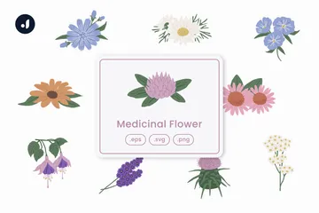 Medicinal Flower Icon Pack