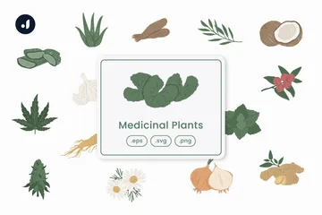 Medicinal Plants Icon Pack