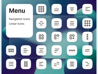 Menu et navigation Pack d'Icônes
