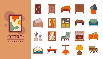 Meubles de maison Icon Pack