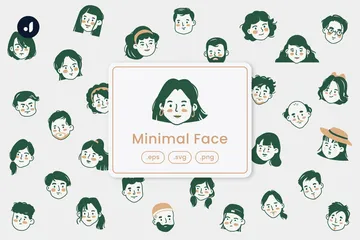 Minimal Face Icon Pack