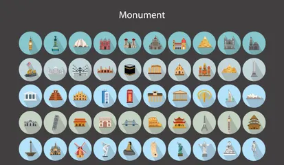 Monument Pack d'Icônes