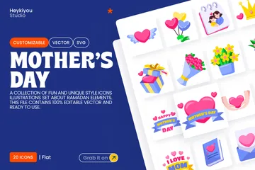 Mother's Day Icon Pack