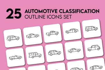 Motor Vehicle Classification Icon Pack